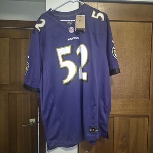 Baltimore Ravens Ray Lewis Nike Purple Retired Player Jersey